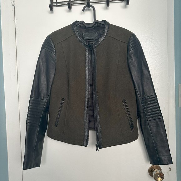 Moto Leather Jacket from Danier. Excellent Condition, size: S. - Picture 2 of 4